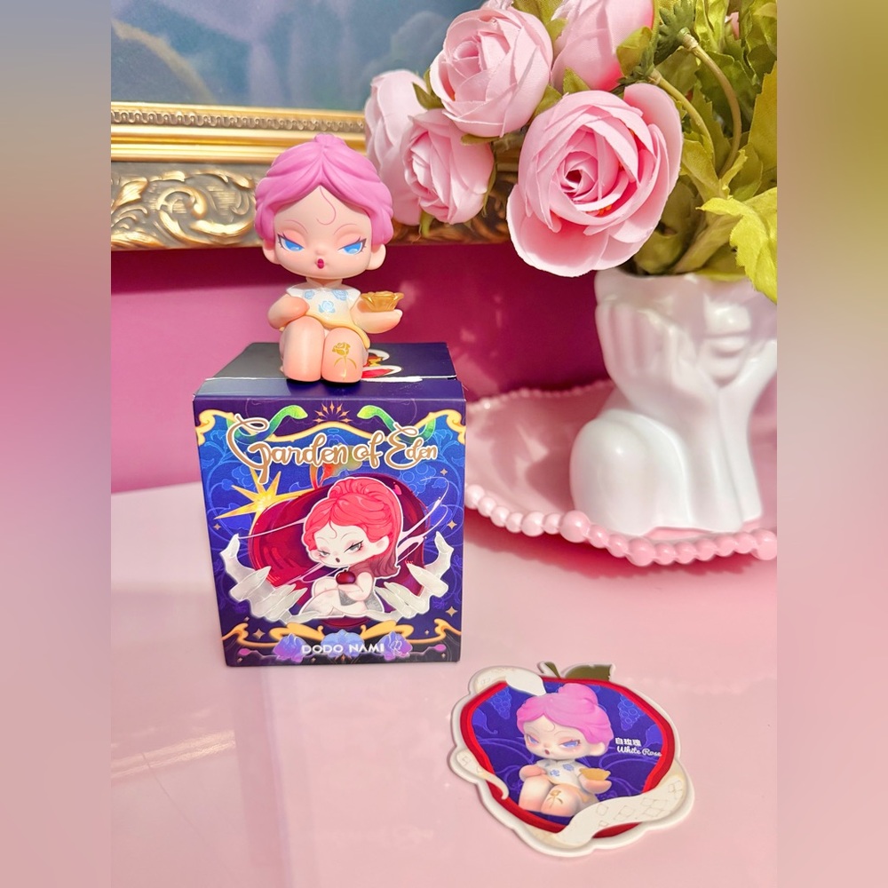 Dodo Sugar DODO NAMI Garden of Eden Blind Box Series-White Rose